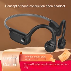 Auriculares abiertos en caliente transfronterizos, auriculares inalámbricos de deporte montados en la oreja, auriculares Bluetooth para conducción ósea