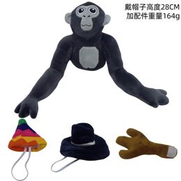 Vente chaude transfrontalière Gorilla Tag Monke chimpanzé jeu périphérique en peluche poupée gorille poupée