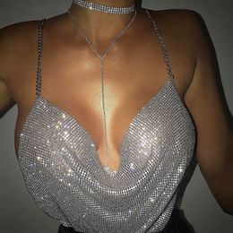 Cross-Border in Claw Chain Rhinestone Long Necklace Trending Unique Choker Creative and Elegant Party Necklace