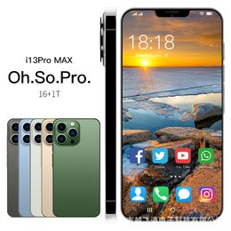 Téléphone mobile transfrontalier i13PRO MAX6,8 pouces grand écran 5 millions de pixels 16 + 512G smartphone Android