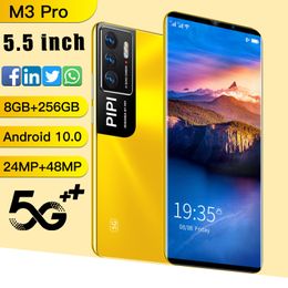 Nouveauté transfrontalière Smartphone 5.5 pouces grand écran 512 4G prix bas double carte Android téléphone portable domestique