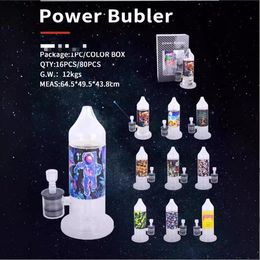 Transfrontalière nouvelle créative Bong Bong Nouveau bong d'eau électrique avec un ensemble de narguilé à eau portable léger