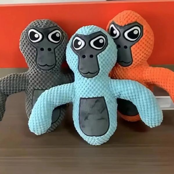 Nouveau produit transfrontalier Gorilla Tag en peluche multicolore gorille en peluche jeu poupée périphérique