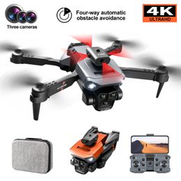 Grensoverschrijdend nieuw product K6 MAX obstakelvermijding met drie camera's UAV high-definition luchtfotografie opvouwbare Quadcopter Radiogestuurde a