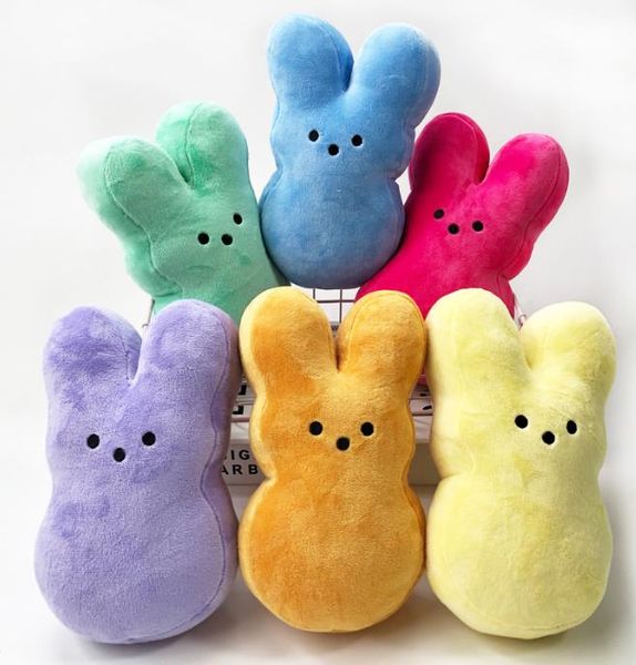 Nuevo producto transfronterizo de 15 cm, muñeco de conejito de Pascua PEEPS, juguete de peluche, regalo para niños