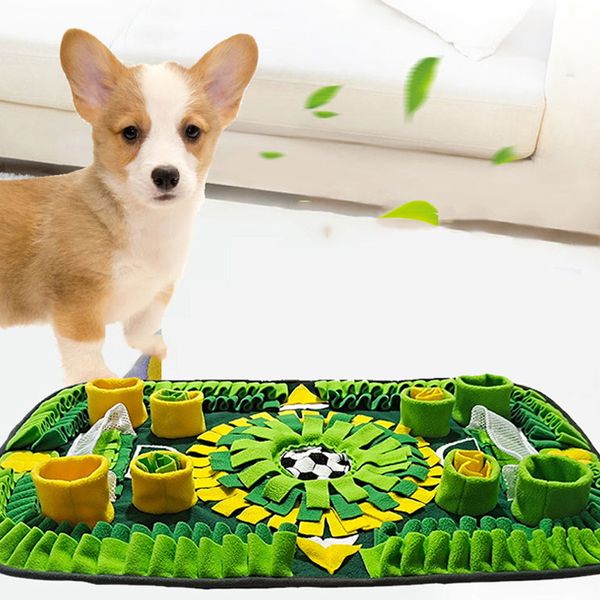 Coussin alimentaire pour chien et chat, nouveau produit transfrontalier, coussin d'odeur d'entraînement pour chat, fournitures de jouets Puzzle auto-salut