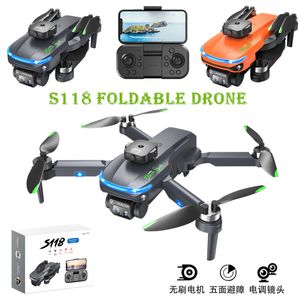 Cross border new product S118 remote control unmanned aerial vehicle brushless four axis aircraft high-definition profess