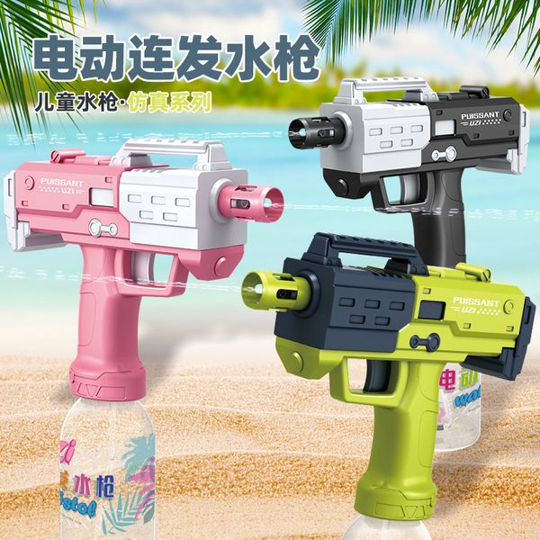 Producto transfronterizo Nuevo producto Uzi Electric Water Gun Wholesale para niños Juguetes jugando juguetes para el verano Sportival Festival Festival Agua Toyes de pistola