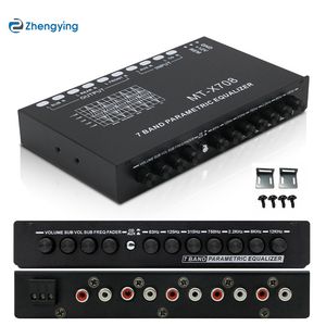 Égaliseur de voiture populaire transfrontalier égaliseur à 7 segments amplificateur croisé de réglage audio EQ de voiture