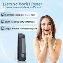 Rinçage dentaire portable transversal, nettoyant dentaire électrique, nettoyant dentaire intelligent, fil d'eau ménagers, nettoyage oral an