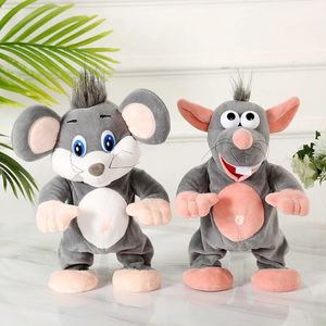 Cross Border Style Children Plush Singing Dancing Mouse genaamd Electric Toys Gift Manufacturers Direct verkopen 240111