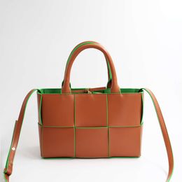 Cross Botteega Handtas Dame Portemonnee Lattice Arco Designer Tas Geweven Klassieke Tassen Grote Capaciteit Leer Moeder Schouder Tote Kleur 92t6