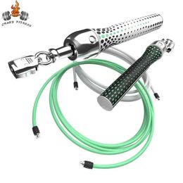 Cross Jump Rope Set Gewogen Jump Rope High Speed Tangle zelfvergrendeling Spiraal Jump Rope Oefening Fitness Afvallen Uitrusting 240410