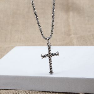 Cross ketting mode populaire x nieuwe lijn hanger retro mannen en vrouwen kunnen kettingen dragen