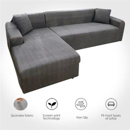 Elastischer Sofabezug mit Kreuzmuster, dehnbar, für Wohnzimmer, Couch, Loveseat-Schonbezüge 220302