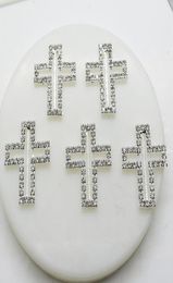 Cross en forme de boucle en ramines Carte d'invitation Curseur de ruban de mariage Accessoires de cheveux bricolage 5661088