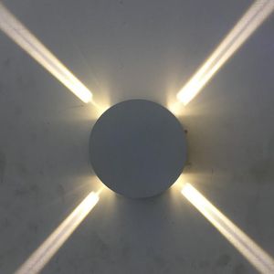 Cross Star Wall Light Modern Sconce Armatuur Slaapkamer Woonkamer Lamp Simple Creative Corridor el