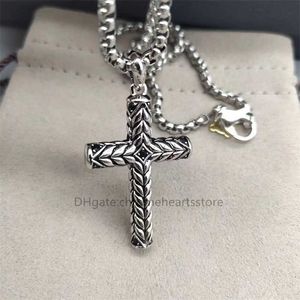 Croix Sterling Collier Femmes Chevron Designer Luxe pour Colliers en Pendentif Bijoux Argent