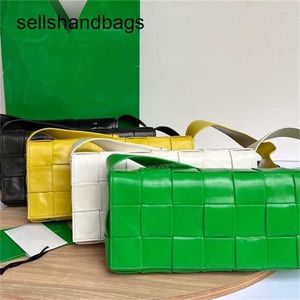 Sac à bandoulière Cassettes BottegVenetas en cuir véritable 7a Intrecciato sac à main femmes célèbre 27 cm créateur de mode Intrecciato Na