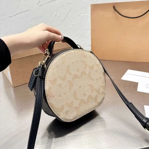 Bolso cruzado de diseñador para mujer, bolso cruzado de cuero, bollos redondos para pastel, bolso grande de hombro, bandolera de cuero para mujer