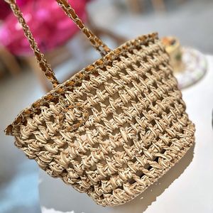 Strandtassen van hoge kwaliteit Crossbodytas Designer Strozak met ketting Luxe draagtassen Mode Dames handtassen Kanaalschoudertas Zomer Dagelijks Mama Boodschappentas Dame