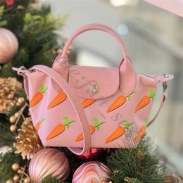 Sacs à bandoulière Store Claies en cuir luxe en gros véritable 95% de réduction Dumpling Bun Nylon Graffiti Decoration High Grade Hand Hands Handsbag Crossbody P6QB