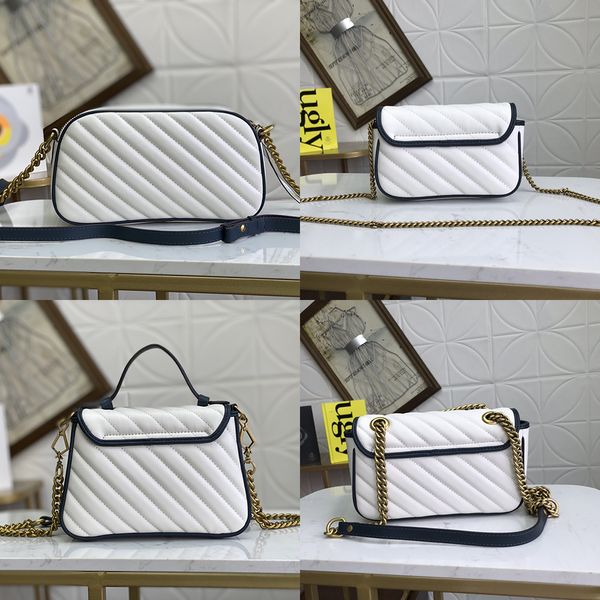 Bolsos cruzados para mujer, bolsos de mano, bolso de hombro con cadena, cuero genuino de alta calidad, estilo clásico de Venta caliente, bolso de mano para mujer