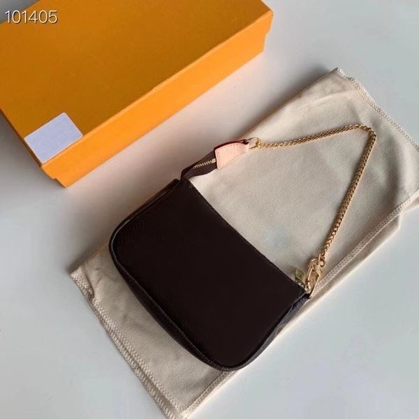 Crossbody Designer Bag Pochette Accessoires Femme Titulaire de la carte Messenger Purse Dicky0750 Sacs à bandoulière Sacs à main Pochette en cuir pour femme