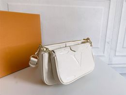 Crossbody for womenbag handbag marque designer sacs à main épaule multi-pochette en cuir en cuir luxueux pagile d'embrayage de chaîne détachable m80447