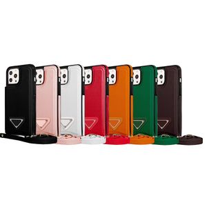 Sacs à main à bandoulière Étuis de téléphone Porte-cartes Poches Portefeuilles pour Apple iPhone 15 14 13 12 Pro Max XR XS 8 Plus Trendy PU Cuir Full-body Mobile Back Covers Shells Fundas