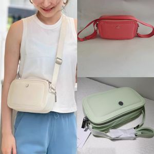 crossbody lu tassen Outdoor sport yoga heuptas dames verstelbare riem rits Cross body cameratas messenger Capaciteit