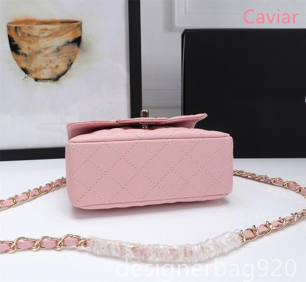 Bandoulière Mini sac Sacs de créateurs Sac à bandoulière Sac pour femme en cuir Sacs à main de haute qualité Dag conçoit un petit sac à chaîne avec sac à poussière sac fourre-tout femme de luxe sac à main rose