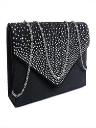 Sac à bandoulière Crossbody Dames Large Evening Satin Diamante Clutch Party Enveloppe Canta Mochilas67740535072177