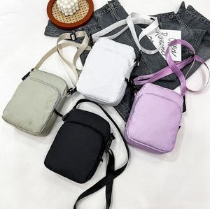 Crossbody sling tas voor vrouwen mannen schouder messenger tassen mode 4 kleuren zakje lichtgewicht canvas lady borsttas