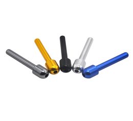 Crossborder Aluminium Alloy Metal Smoking Snorff Dispentier Nasal Tube Bouteilles 70 mm Smoke One Hitter Paille Pipe de renifleur 2299736