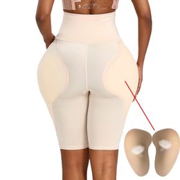 Crossdresser Butt Hip Enhancer Patded Shaper Slipje Siliconen Hip Pads Shemale Transgender Fake Ass Enhancer Ondergoed 210305