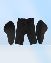 Crossdresser fesses rembourrées culottes Sile coussinets transgenre faux cul sous-vêtements 9Dpvx taille ventre Ybmef2390765