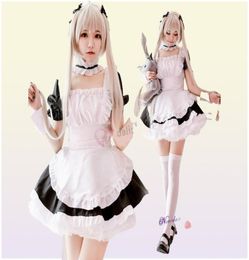 Crossdressher Sissy Maid Dress Anime Yosuga No Sora Kasugano Sora cosplay Costume Femmes hommes Kawaii Vêtements pour Halloween Party4545363