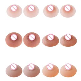 Autocollants de mamelon en Silicone pour travestissement, auto-aspiration, faux rehausseur féminin, pâte de poitrine, tétine 240319