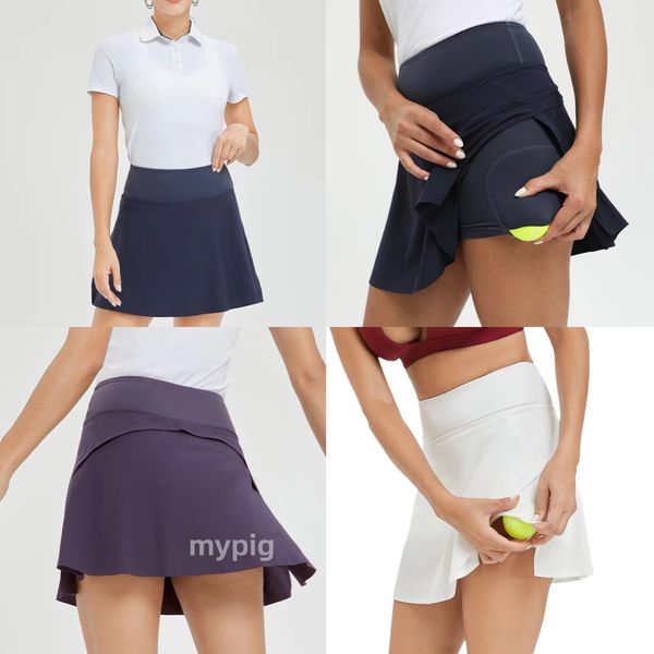 Jupe croisée Shorts jupe de tennis légers, femmes de poche professionnelle sportives extérieures de golf badminton sportive courte courte vendeurs en 2024