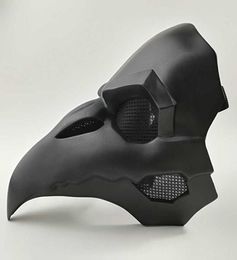 Crow Reaper Nevermore Skin Black Masks Reaper Plague Doctor Mask Birds Long Punk Crow Retro Rock Cool Ow PVC Type Punk Mask1797572