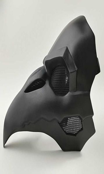 Crow Reaper Nevermore Skin Black Masks Reaper Plague Doctor Mask Birds Long Punk Punk Crow Rock Rock Cool Ow PVC Tipo Punk Mask8707658