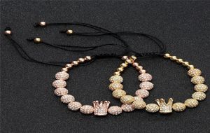 Crown Charm Pulsera para hombres Mujeres Menses Braceletas de lujo Joya de diseñador de brazaletes Baczones de brazaletes Accesorios de moda8132829