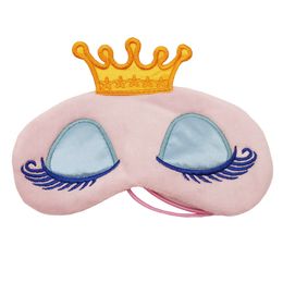 Crown Sleeping Mask Eyeshade Eye Cover Travel Cartoon pestañas largas con los ojos vendados regalo para mujeres niñas ys222