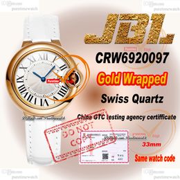 CRW6920097 Quartz suisse Womens Watch Jblf 33 Emballage 18k Rose Gol