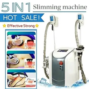 Cryo lipolyse Perte de poids Machine 40K Ultrasons Cavitation Laser Lipo Radio Fréquence RF Lifting de la peau Graisse Gel Cool Body Sculpting Machine # 012