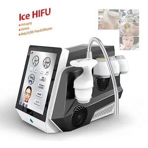 Cryo Skin HIFU Machine de beauté Lifting du visage Système de suppression des rides par ultrasons focalisés de haute intensité pour hommes et femmes