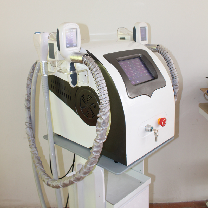 Cryolipolyse Body vormgevende afslankmachine met dubbele kin handvat cryotherapie koel vet bevriezen verwijdering cryo anti-cellulitische schoonheid voor het hele lichaam