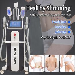 Cryolipolysis Body Slimming Machine Riduzione del grasso Dispositivo di perdita di peso Anti Cellulite HIEMT EMSlim Stimolatore muscolare