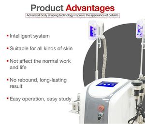 Cavitación de criolipólisis + RF + RF facial + 40K + Máquina láser Lipo Dispositivo de congelación de grasa Equipo de belleza reductor de grasas en venta